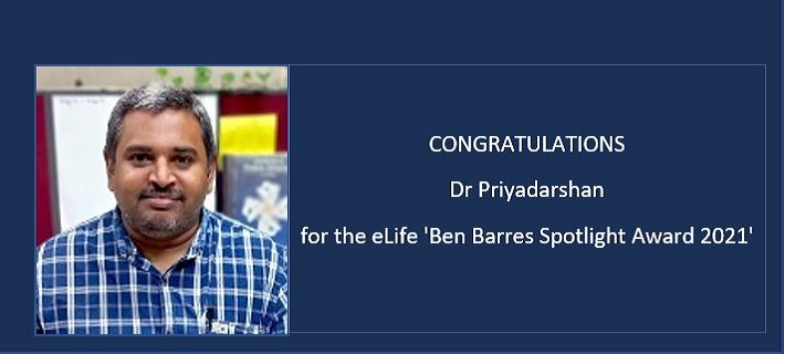 eLife `Ben Barres Spotlight Award 2021`