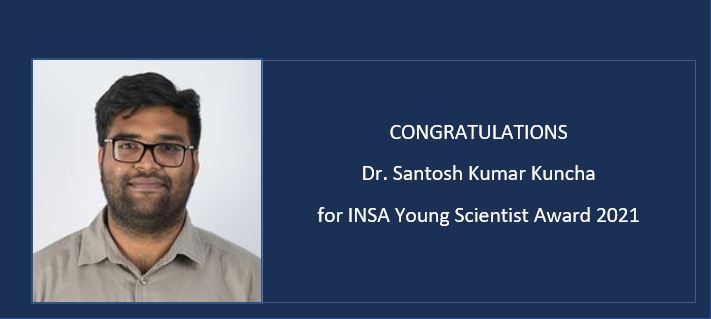 INSA Young Scientist Award 2021