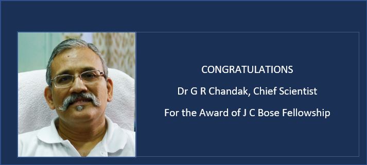 J C Bose Fellowship Award