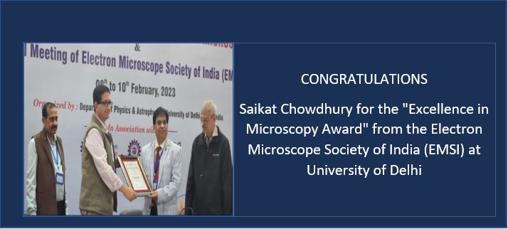 Excellence in Microscopy Award