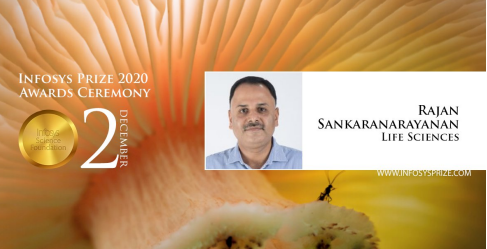 सीसीएमबी के वैज्ञानिक, आर शंकरनारायणन ने जीवन विज्ञान में 2020 का इन्फोसिस पुरस्कार जीता