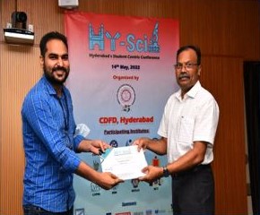 HySci 2022 में सर्वश्रेष्ठ मौखिक प्रस्तुति पुरस्कार