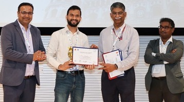 IIT హైదరాబాద్‌లో జరిగిన ఇంటర్నేషనల్ సొసైటీ ఫర్ మాగ్నెటిక్ రెసొనెన్స్ ఇన్ మెడిసిన్ (ISMRM) ఇండియన్ చాప్టర్ 2025 యొక్క 11వ వార్షిక సమావేశంలో ఉత్తమ పోస్టర్ బహుమతికి అజయ్ సారావగికి అభినందనలు.
