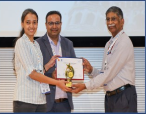 ఐఐటీ హైదరాబాద్‌లో జరిగిన ఇంటర్నేషనల్ సొసైటీ ఫర్ మాగ్నెటిక్ రెసోనెన్స్ ఇన్ మెడిసిన్ (ISMRM) ఇండియన్ చాప్టర్ 2025 11వ వార్షిక సమావేశంలో బెస్ట్ పోస్టర్ ప్రైజ్ గెలుచుకున్న అఖిలా రమేశ్ గారికి హృదయపూర్వక అభినందనలు.