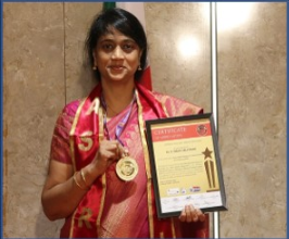 कार्डियोमायोपैथी पर उनके कार्य के लिए अंतर्राष्ट्रीय विज्ञान, प्रौद्योगिकी और अनुसंधान पुरस्कार कांग्रेस 2024 द्वारा अंतर्राष्ट्रीय सर्वश्रेष्ठ शोधकर्ता पुरस्कार के लिए दीपा सेल्वी रानी को बधाई।