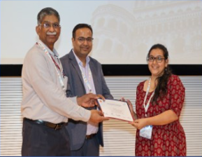 IIT हैदराबाद में आयोजित इंटरनेशनल सोसाइटी फॉर मैग्नेटिक रेज़ोनेंस इन मेडिसिन (ISMRM) इंडियन चैप्टर 2025 की 11वीं वार्षिक बैठक में डेली MRI क्विज़ प्राइज जीतने पर शालिनी विद्याधरन को हार्दिक बधाई।